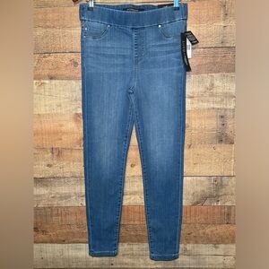 Liverpool Ankle Skinny Sienna 10/30 Pull-On Medium Blue Rinse Stretch